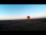 Drone Follows Chinese Lantern on Journey Up to Sky