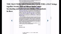 Download The Man Who Mistook His Wife For A Hat: And Other Clinical Tales ebook PDF