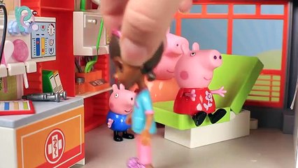 Peppa Pig Juguetes en Español  George tiene miedo a vacunarse ❤️