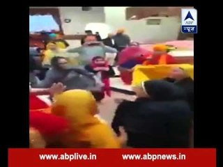 Brawl breaks out in a gurudwara in Turlock City, California