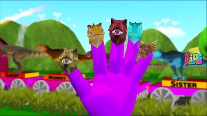 Dinosaurs Finger Family Nursery Rhymes | Dinosaurs Train For Children