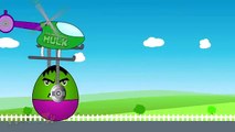 Helicopter And Surprise Eggs For Kids - SuperHeros Eggs - Video For Kids