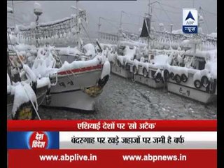 Alert in Japan, China and North Korea after heavy snowfall