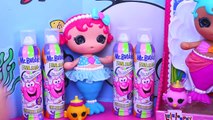 Lalaloopsy Baby Mr Bubble Foam Soap Mermaids Hair Makeover Surprise Colors Bath Foam DisneyCarToys