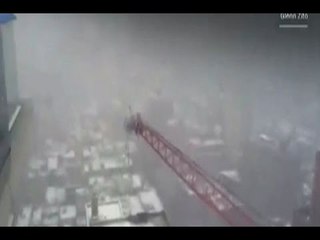 New York: Crane falls on road, 1 killed and 3 injured