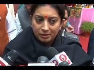 ‘Bharat maa’ should be respected : Smriti Irani over JNU row