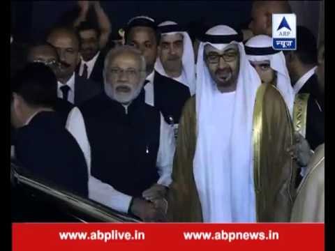 PM Modi breaks protocol to receive Abu Dhabi crown prince
