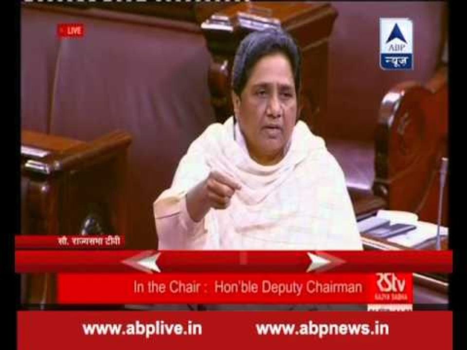 RS gets adjourned after a heated debate between Smriti Irani and Mayawati over Rohith Vemula