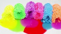 Learn Color Clay Slime Rainbow Foam Slime Toy For Kids & Children