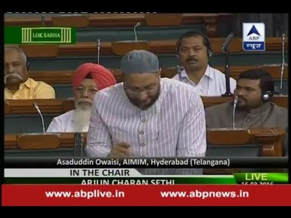 "Are Hafiz Saeed and Lakhvi on your radar", asks Owaisi ending his speech with 'Jai Hind'
