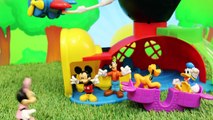 Minnie Mouse Park Play Set and Mickey Mouse with Donald Duck at the Peppa Pig Playground