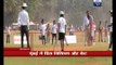 Duchess of Cambridge Kate Middleton plays cricket with children in Mumbai