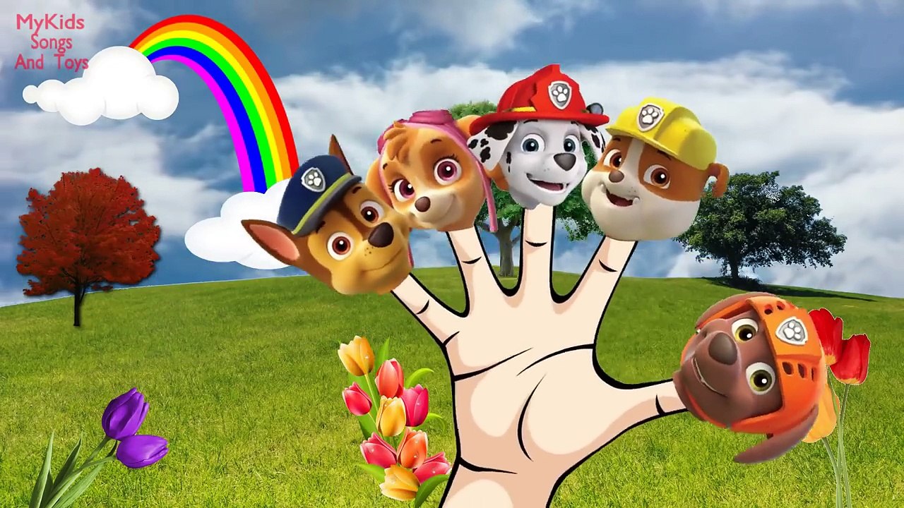 PAW PATROL Academy Finger Finger Family Nursery Rhyme | Daddy Finger | My Kids Songs Toys