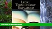 Buy Edward Nolfi Legal Terminology Explained (Mcgraw-Hill Business Careers Paralegal Titles)