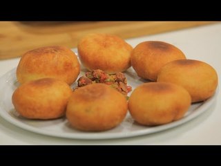 دونات حادقة بالسجق | نجلاء الشرشابي