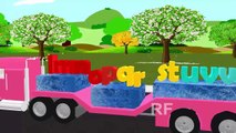 ABCD Alphabet Train song | 3D Animation Alphabet ABC Train Songs for children