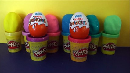 kinder surprise eggs, kinderägg, play-doh surprise eggs, kindersurprise
