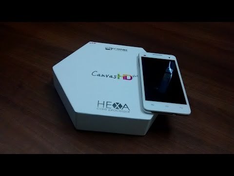 Micromax Canvas HD Plus A190 Unboxing and Hands On Review
