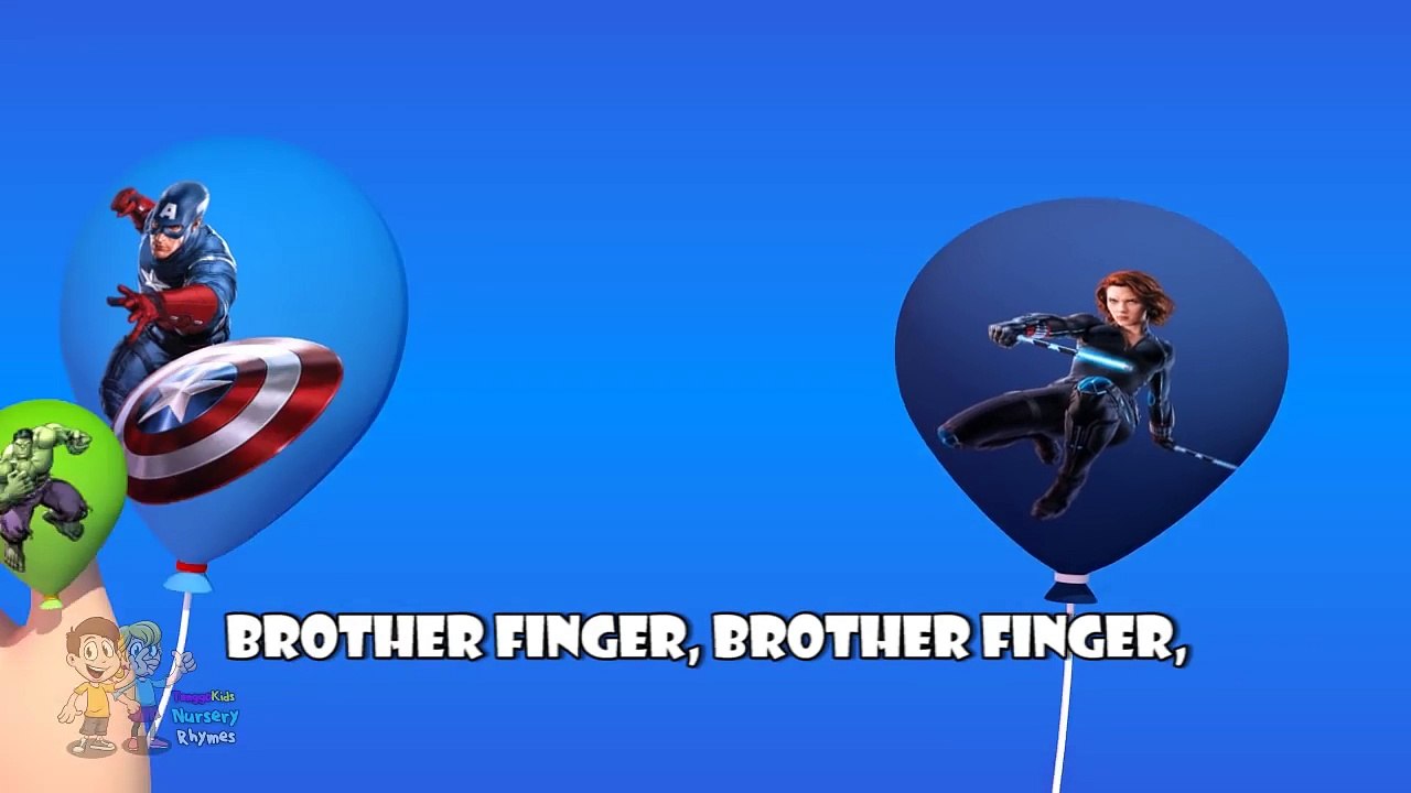 Avengers Colors Balloon | Nursery Rhymes | 3D Animation From TanggoKids Nursery Rhymes