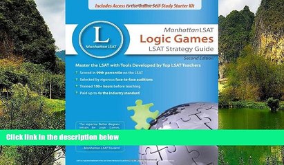 Buy Manhattan LSAT Manhattan LSAT Logic Games Strategy Guide (Manhattan LSAT Strategy Guides) Full