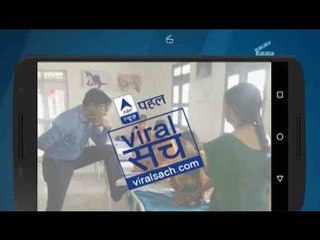 Yes IAS officer Jagdish asked the well being of a patient while he kept his foot on her bed