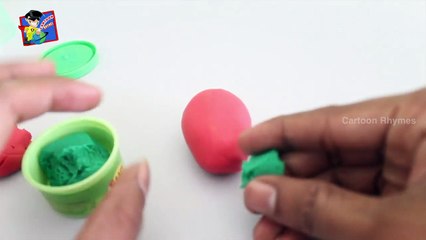 Learn How To Make Play Doh Strawberry | Learning Play Dough Strawberry | Play Doh Fruits For Kids