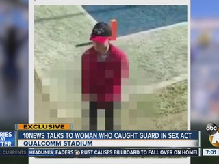Woman who captured security guard's sex act on video talks to 10News