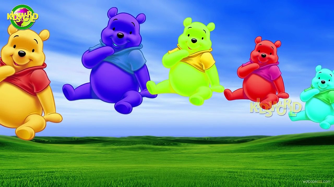 Bear Cartoon Finger Family Nursery Finger Family Rhymes | Kids World Finger Family Rhymes