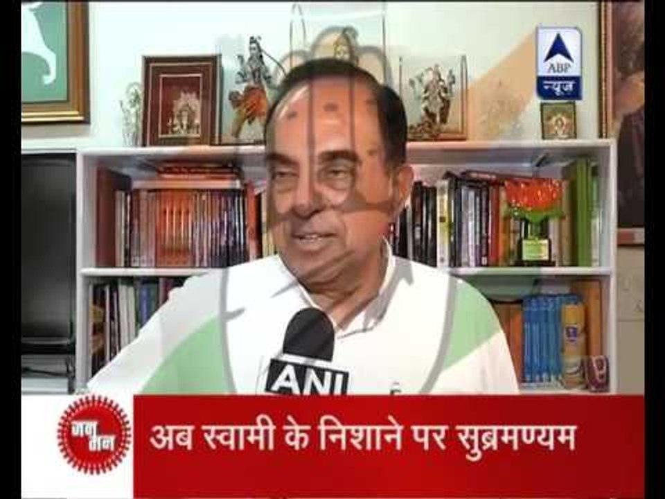 Jan Man: Subramanian Swamy targets Arvind Subra...