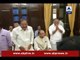 Visuals of oath taking ceremony of newly elected Rajya Sabha members in Delhi