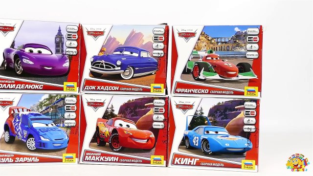 CARS FOR KIDS: Raoul CaRoule Model Kit Zvezda, Car from Disney Pixar Cartoon Cars Toys