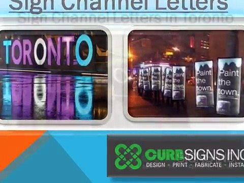 Sign Channel Letters in Toronto - Curbsigns