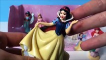 Disney Princess Figurine Play Set Cinderella Aurora Snow White Ariel Tiana Merida Jasmine
