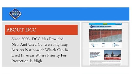 DCC - Best Place to Shop Concrete Barriers