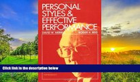 Price Personal Styles   Effective Performance David W. Merrill On Audio
