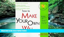 Online Mark Warda How to Make Your Own Will: With Forms (Self-Help Law Kit With Forms) Full Book