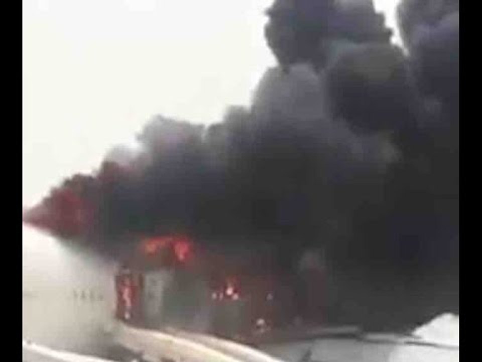 Emirates mishap: Something went wrong during la...