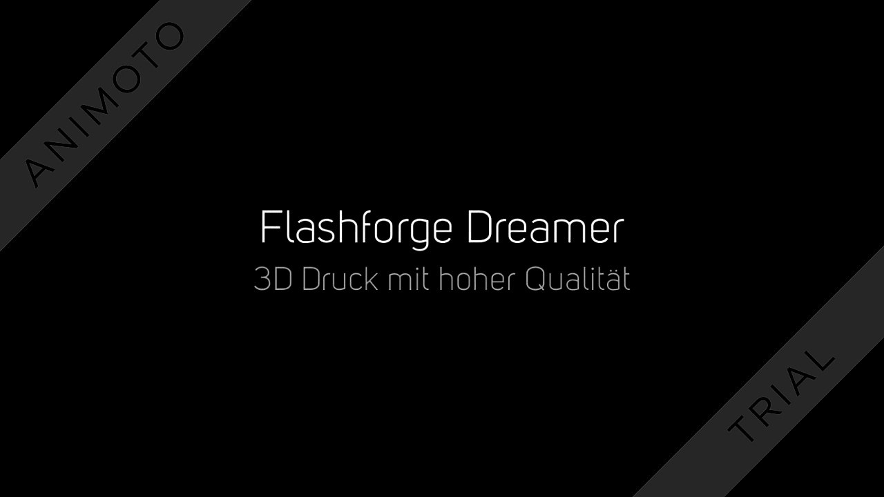 Flashforge Dreamer 3D Drucker Test