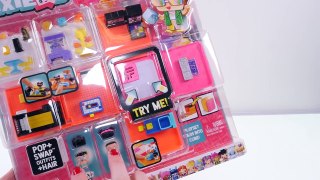 My Mini Mixie Q's Neon Arcade and Minifigs with Pop   Swap Outfits & Hair _ Toy Unboxing on DCTC--DRh4tbWHaQ