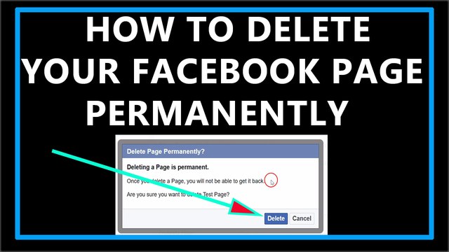 How To Delete Your Facebook Page Permanently-2017?