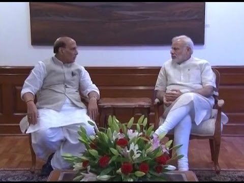 Delhi: Meeting underway with PM Modi at 7RCR; HM Rajnath Singh, Defence Minister and NSA p