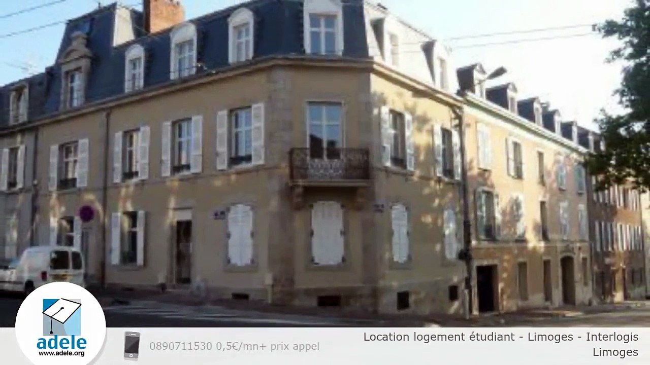 Location logement étudiant - Limoges - Interlogis
