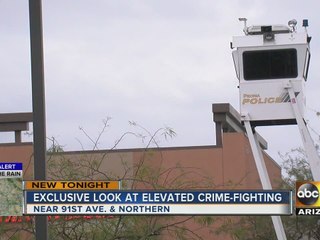 Peoria PD set up sky towers to monitor stores during holiday season
