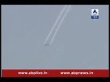 Tejas, the supersonic fighter shows its power on Air Force Day at Hindon Air Base