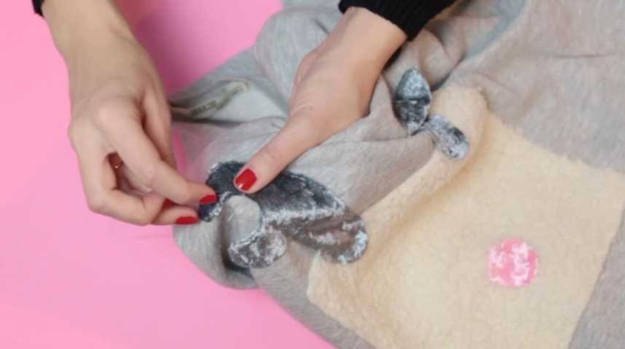 Comment je transforme un simple sweat en joli pull de Noël