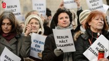 Réfugiés et Berlinois chantent ensemble “We are the world”