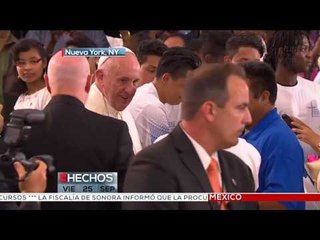 ¡Gran encuentro del Papa con niños e inmigrantes!