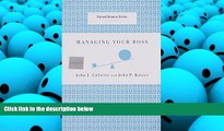 Price Managing Your Boss (Harvard Business Review Classics) John J. Gabarro PDF