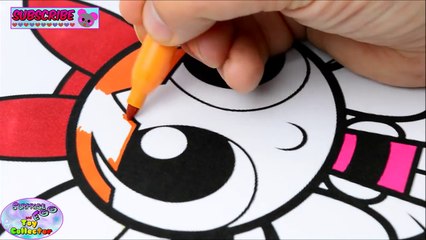 The Powerpuff Girls Coloring Book Blossom Bubbles Show Episode Surprise Egg and Toy Collector SETC