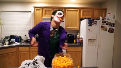Joker Vs Scream & Giant Teddy Bear & Zombie In Real Life Halloween Fun!-CVLJbprNqIQ